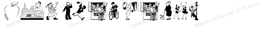 New York Print字体转换